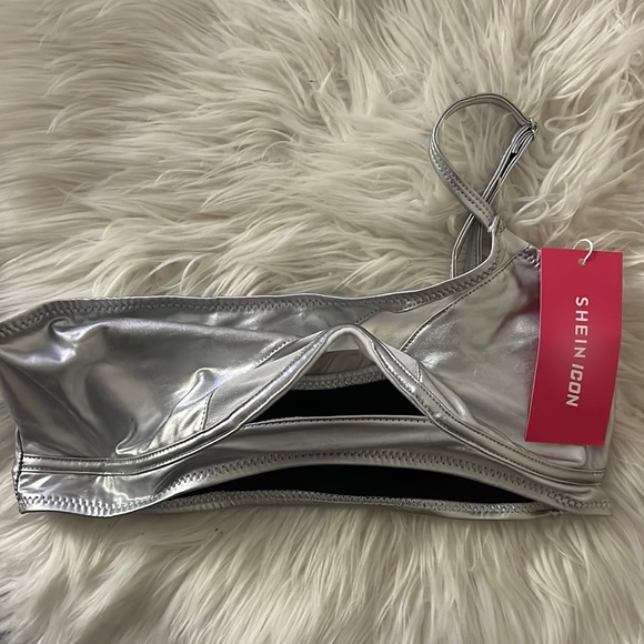 Metallic crop top - Picture 2 of 2